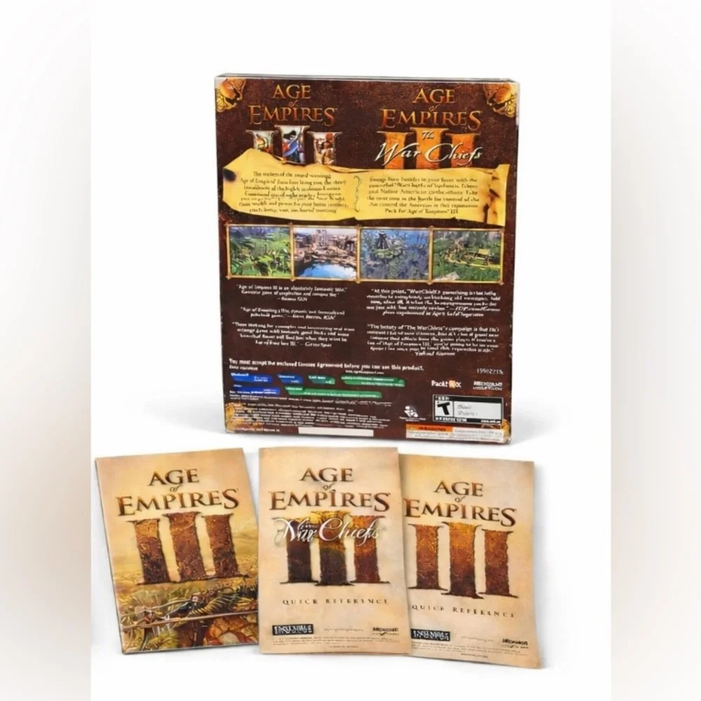 Age of Empires III Gold Edition PC Game Complete Slipcover Manuals Discontinued